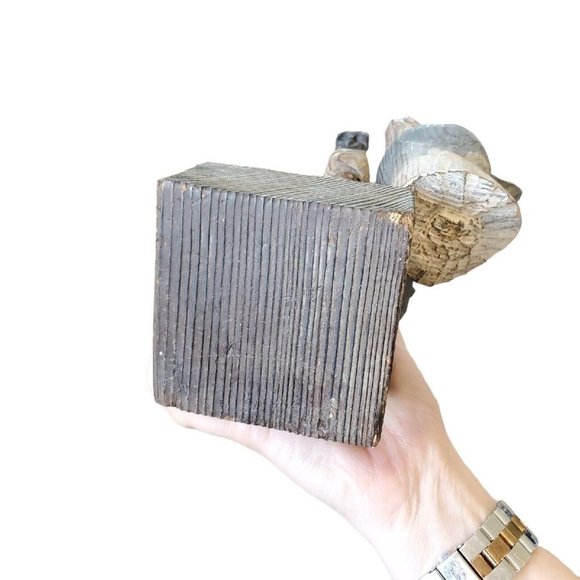 Hand Carved Wood Black Bear And Cub Mounted Lodge Decor Cabin‎ 10 X 7 - Picture 9 of 10